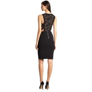 BCBGMAXAZRIA Caged Sheath Dress